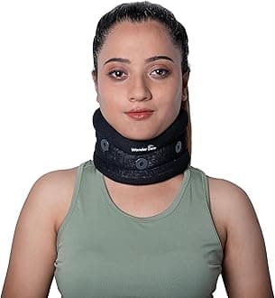 Wonder Care Plastic Soft Cervical Collar Adjustable Collar Neck Support Brace Neck Support Soft Neck Collar Neck Brace For Neck Pain And Support For Women & Men, Small