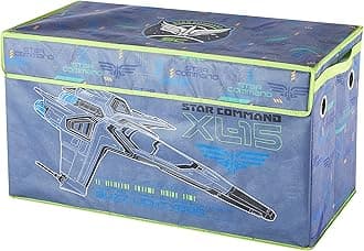Pixar Lightyear Collapsible Children’s Toy Storage Trunk, Durable with Lid