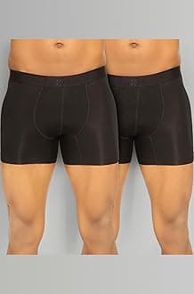 - Micromodal Pouch Underwear for Men | Regular Fit Trunk | Ultra Soft & Breathable | Anti Odour | Ultrasoft Waistband | Men AllDayFit | Pack of 2 with Two Different Colours | ALL Sizes