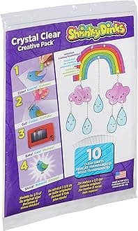 Shrinky Dinks Creative Pack 10 Sheets Crystal Clear