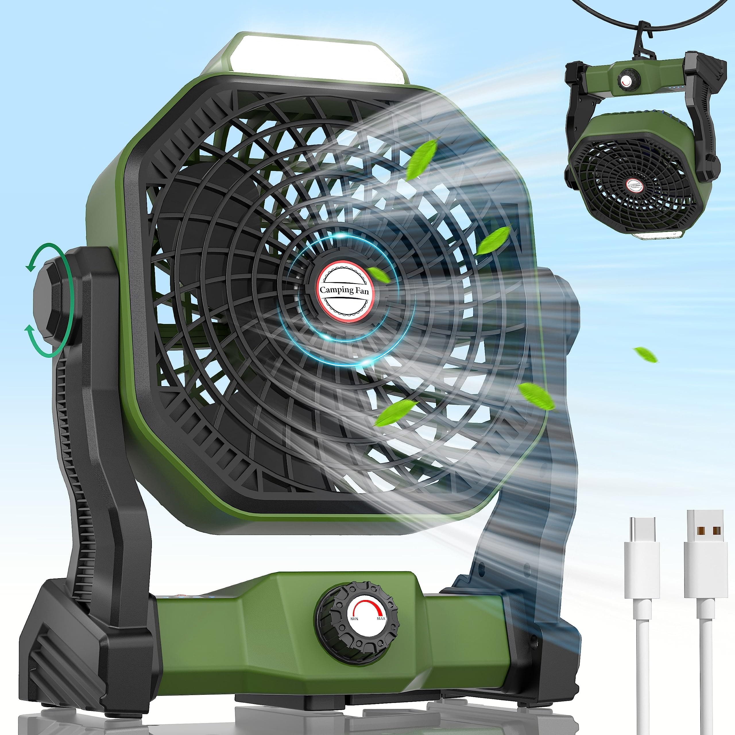 Camping Accessories Gear Essentials Double Camping Sleeping Pad with Built-in Foot Pump and Pillows Thick Inflatable 2 Person Portable Camping Mat for Hiking Backpacking Tent