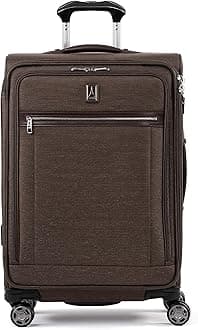 Travelpro Luggage Platinum Elite 25" Expandable Spinner Suitcase w/Suiter, Rich Espresso