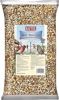 Kaytee Bird & Balcony Wild Bird Food No Mess Seed Blend for City Dwelling Birds Like Finches, Sparrows, Mourning Doves and More, 5 lb