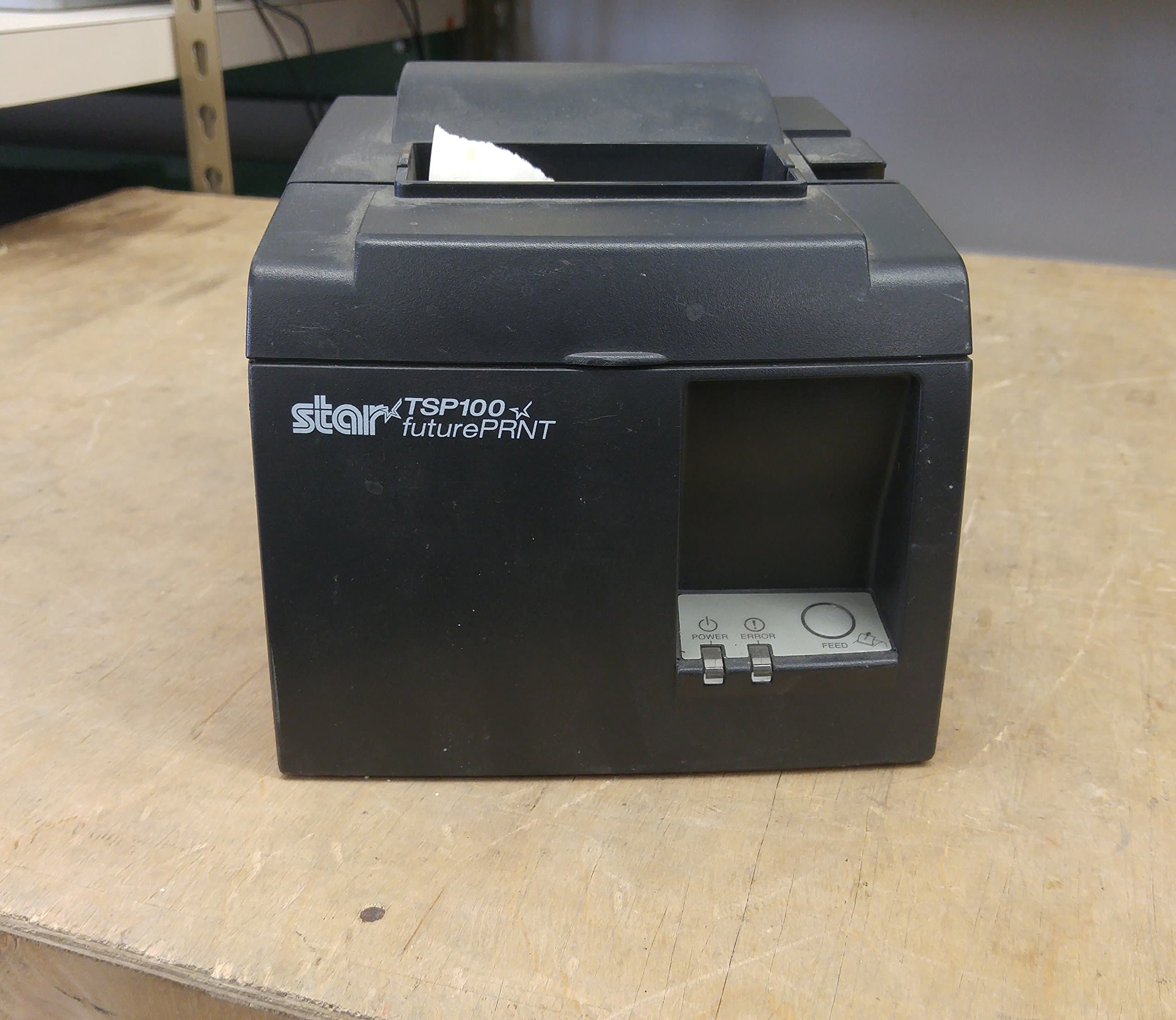 Star Micronics TSP100 Series, Thermal Receipt Printer, Ethernet, Putty, Ethernet Cable, Internal Power Supply