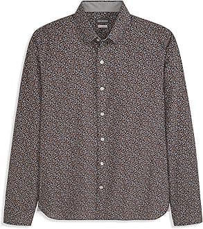 Van Heusen mens Wrinkle Free Long Sleeve Button Down Shirt, Slim Fit, Comfortable Stretch Fabric Wrinkle Free Long Sleeve Button Down Shirt, Slim Fit, Comfortable Stretch Fabric (pack of 1)