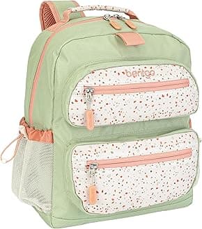 Kids Backpack (Whimsy & Wonder Collection) - Lightweight 14’’ for School, Travel & Daycare - Ideal for Kids 4+, Durable & Water-Resistant, Roomy Interior, Loop for Lunch Bag (Geo Speckle)