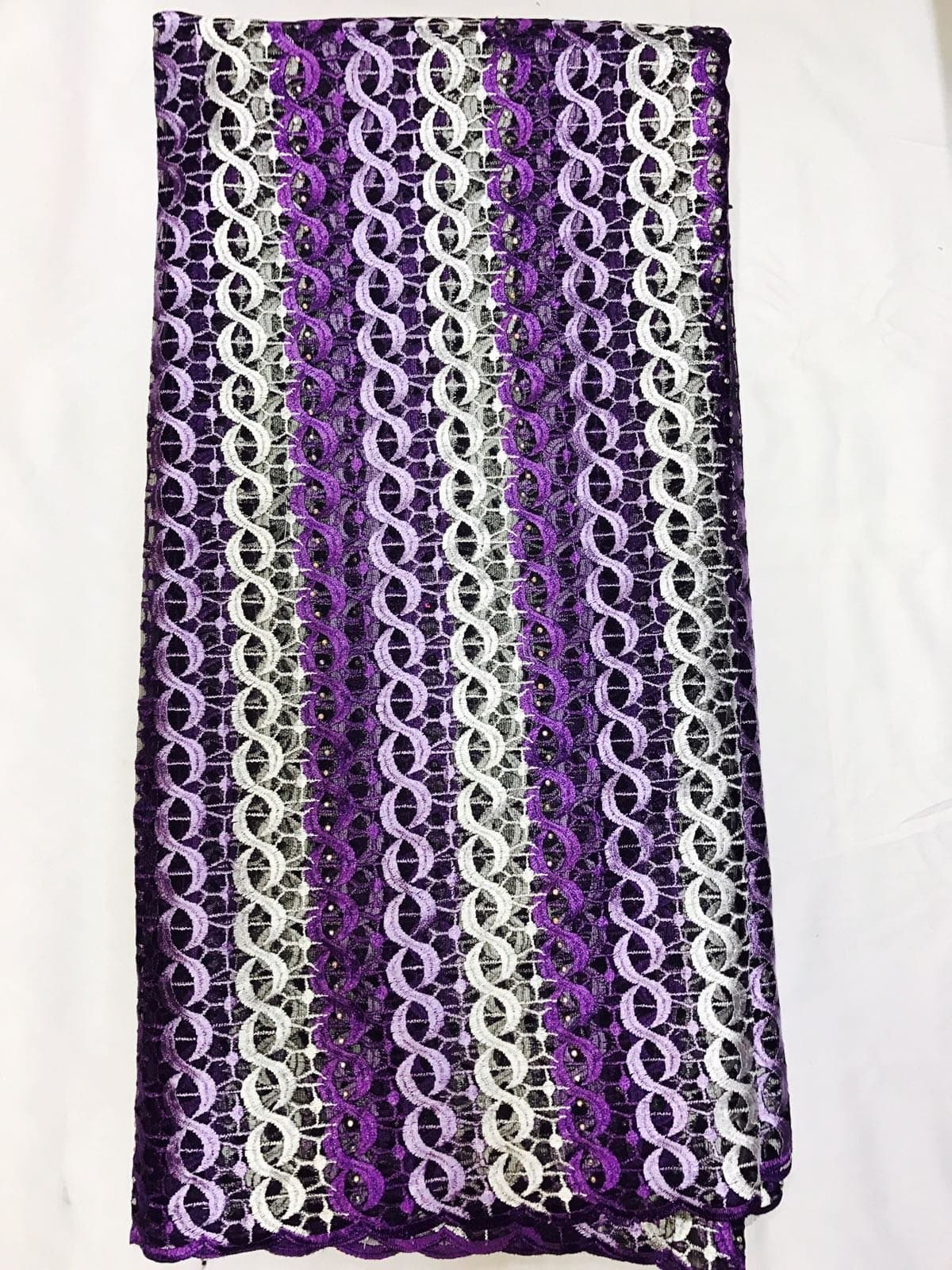 African Lace, 5 Yards, Multicolouted, 2017 Design