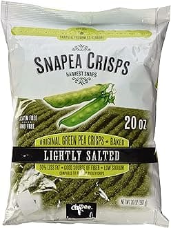 Harvest Snaps Snapea Original Green Pea Crisps, Baked and Lightly Salted, 20 Ounce