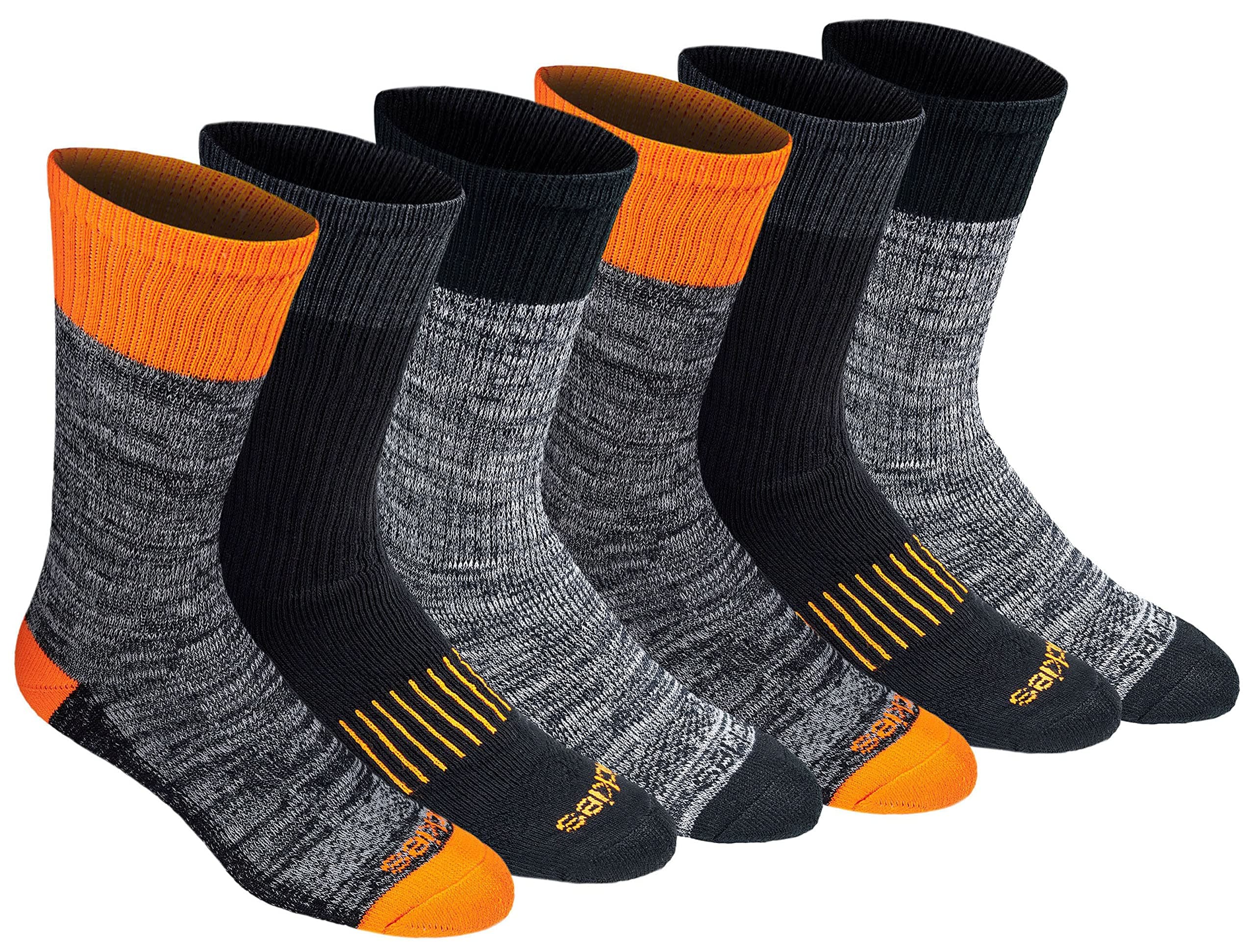Dickies Men's Dri-Tech Original Moisture Control Crew Socks, Available in M-XXL (6, 12, 18 Pairs)