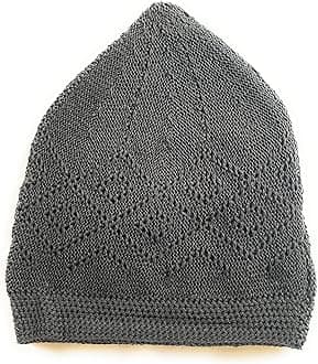 Mens Boys Kufi Koofi Skull Cap Islamic Muslim Prayer Hat Headwear in 7 Colours