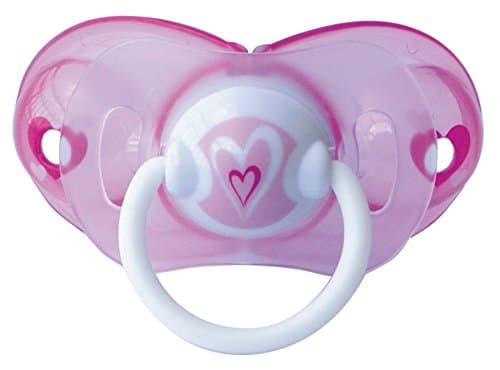 Elemed Latex Smart Pacifier, 6 Plus Months, Cherry Shape, Rose Heart