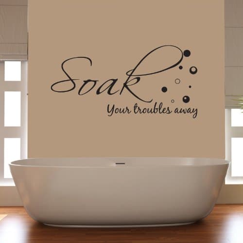 Soak Your Troubles Away Wall Sticker