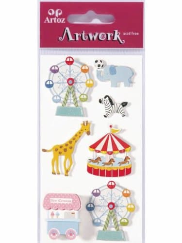 Circus And Animals Craft Embellishment