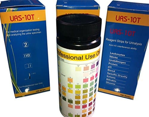 2 x 10 Parameter Professional GP Urinalysis Multisticks Urine Strip 100 Test Stick Strips - pH, Glucose, Ketone, Liver, Kidney & Urine Infection (2 x 100 Test Strips)