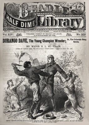 Durango Dave Western Comic Cover Fabric Topped Mouse Mat