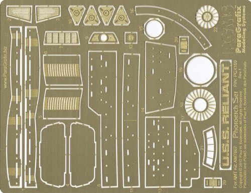 Star Trek USS Reliant Model Kit Photoetch Set