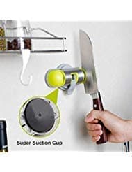 Knife Sharpener 2-Stage Pocket Knife Sharpening Tool Helps Repair Restore and Polish Blades Strong Adsorption