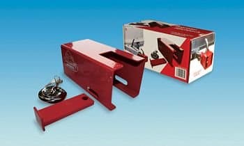 CARAVAN TRAILER HITCH LOCK HITCHLOCK - UNIVERSAL RED