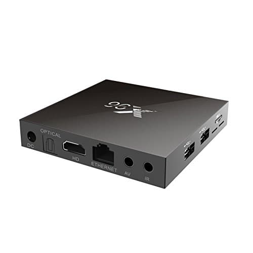 ELECSUM X96 4K Android 6.0 Smart Tv Box, Amlogic S905X Quad Core Set Up Box 2G 16G Wifi LAN Google Streaming Media Player For EU