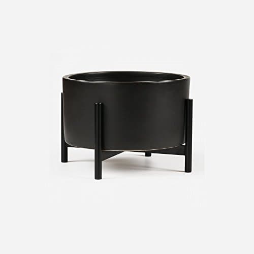 Case Study Table Top Cylinder with Metal Stand (Charcoal)