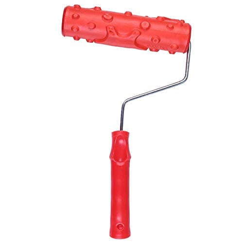 Jocestyle 7" Embossed Paint Roller Wood Grain Pattern Rubber Paint Roller for Wall Decoration (dot)