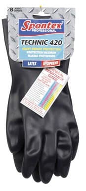 Lehigh Spontex 33546 Technic 420 Black Neoprene Glove (Large)