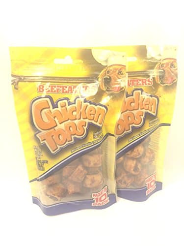 2-Pack Beefeaters Chicken Top Knotted Rawhide Bones