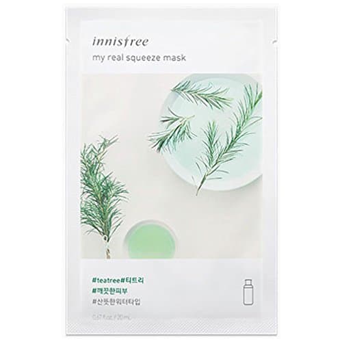 Innisfree My Real Squeeze Tea Tree Mask Sheet (10 Pack)