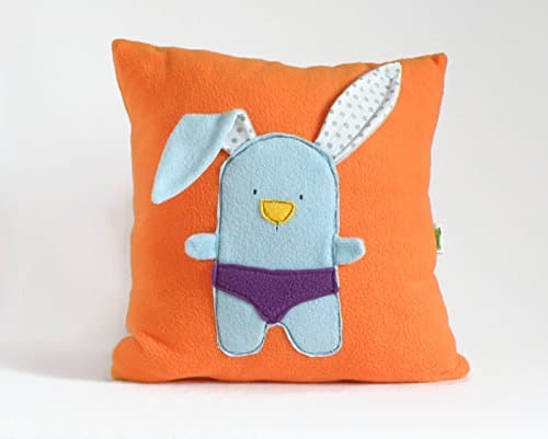 Handmade Orange Throw Pillow for Your Nursery