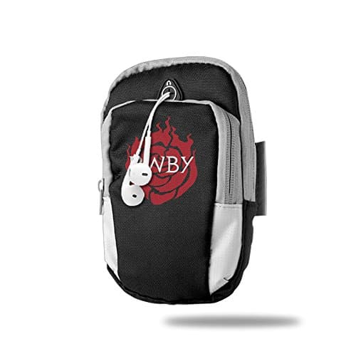 RWBY RUBY ROSE Web Animation Velcro Cellphone Holder Arm Bag Black