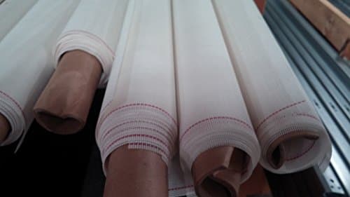 SCREEN MESH: 17x20 PVC Coated Polyester; 96" - 50' Roll (400 sp ft); White