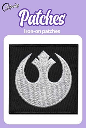 Iron On Patches - Star Wars Patch Iron On Patch Embroidered Applique Miltacusa Star Wars Squadron Rebel Alliance Jedi Order Patch S-13