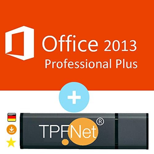 Microsoft® Office 2013 Professional 32 bit & 64 bit - Original license key with USB Stick from - TPFNet®