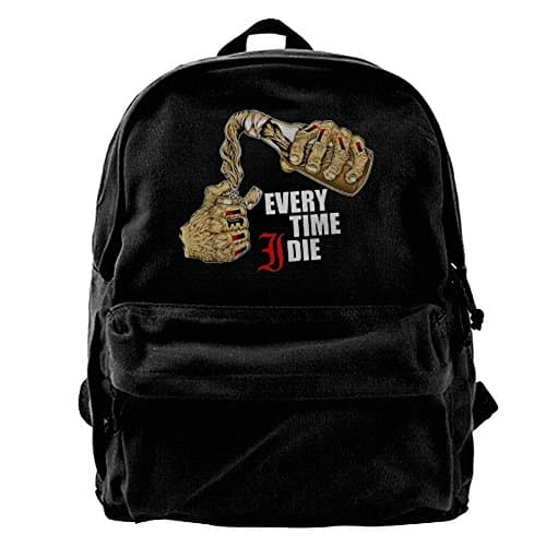 KIHOYG EVERY TIME I DIE Canvas Backpack