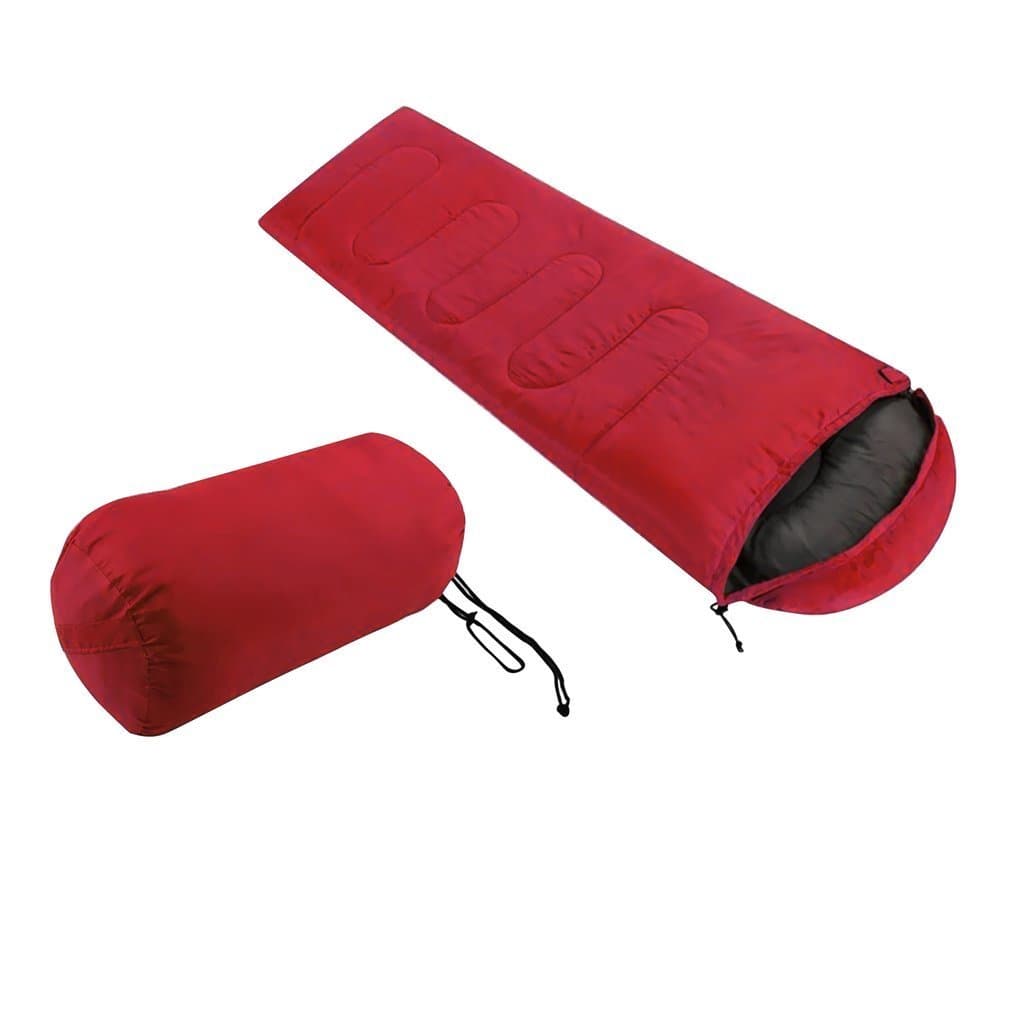 COMOTS Outdoor Single Envelope Sleeping Bag Portable Waterproof Lightweight Warm 3 Season for Kids& Adult,Red