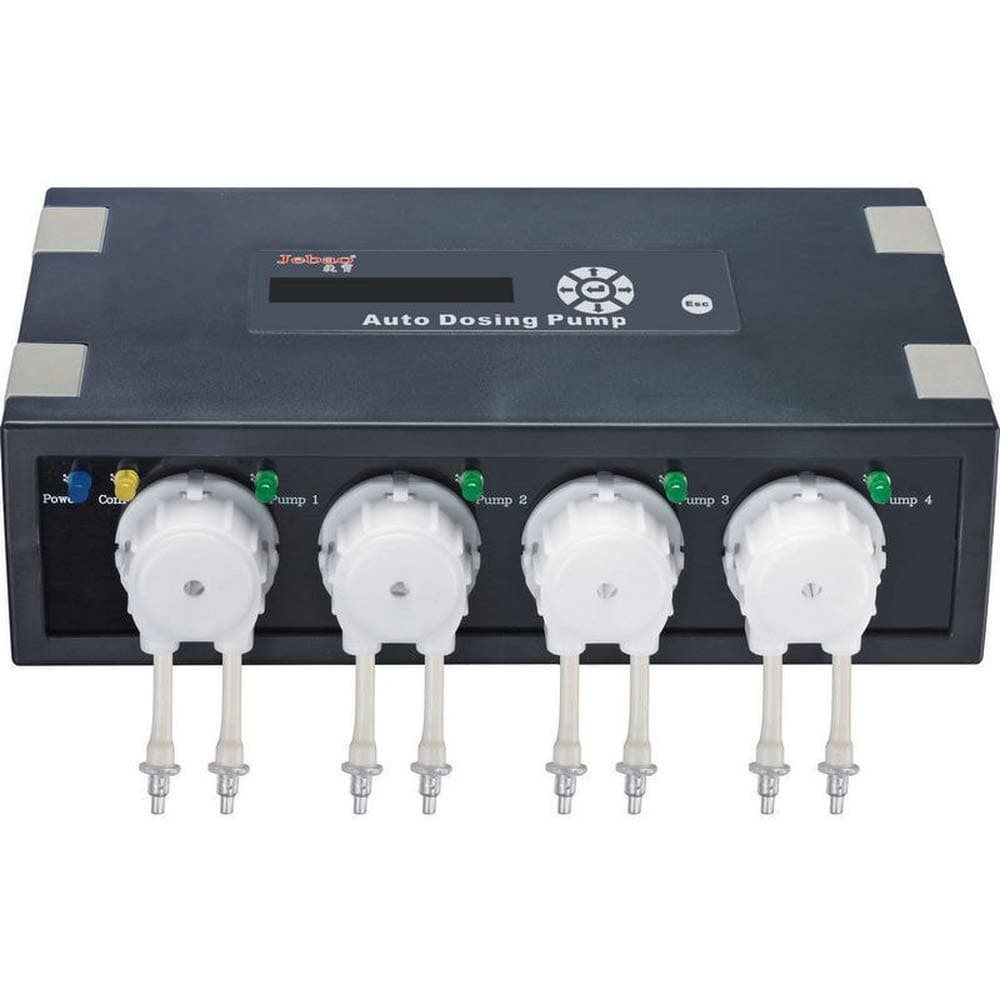 Mottdam Auto Dosing Pump,DP-4 Doser Jebao Auto Dosing Pump Aquarium Reef Marine 4 Channel US Stock