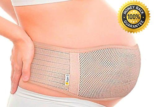 Aspen5 Maternity Soft-Feel Lower Back Support Belt w/2 FREE e-books
