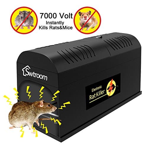 Electronic Mouse Trap, Rat Trap, Safe Way to Kill Mice & Rats, Small Squirrels and Other Similar Rodent.Using Humane Exterminating - Best Pest Control By Swtroom