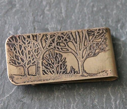 Tree Design Money Clip