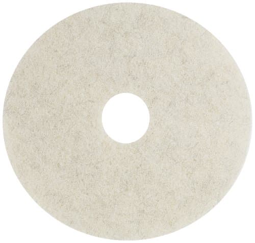 Glit 23421 TK Polyester Blend Jackeroo Lite Natural Hair Floor Pad, Synthetic Blend Resin, Kaolin Grit, 18" Diameter, 1000 to 3000 rpm (Case of 5)