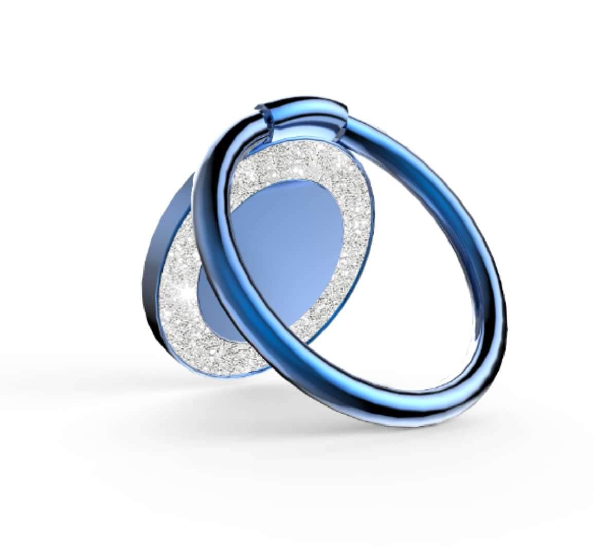 Finger Ring Stand 360° Rotation - Thin Universal Cell Phone Ring Holder Kickstand for iPhone X, iPhone 8/8 Plus, Samsung Galaxy S8/S8+ etc.(Blue)