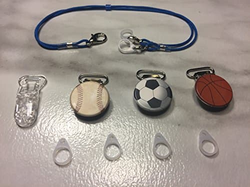 The Ultimate Set! Blue Lanyard Set for Hearing Aids or Cochlear Implants