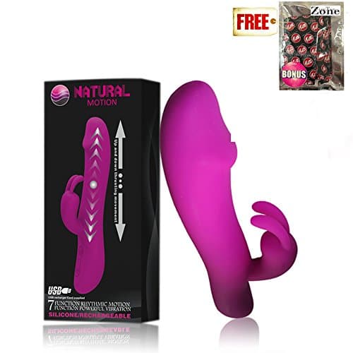 7 Patterns Rhythm Thrusting Viberate Medium Size Rabbit Toys for Women Pleasure