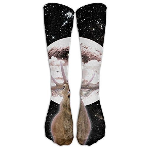 ¹Galaxy Deer Compression Socks Tube Socks Athletic Socks Performance Socks Knee Socks Crew Socks Basketball Socks Volleyball Socks