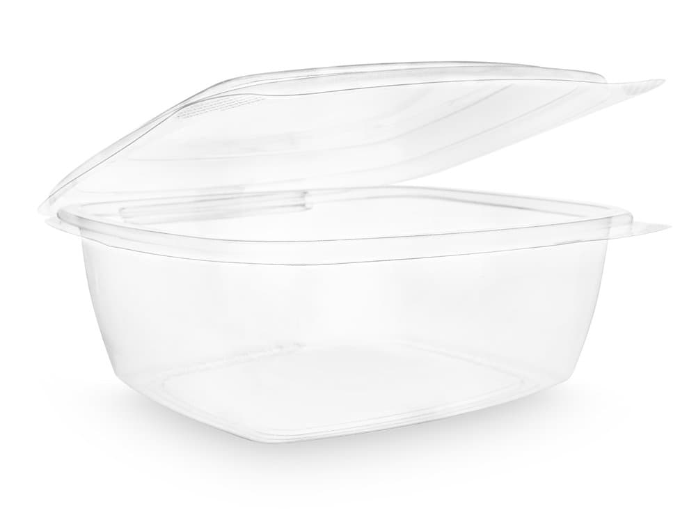 Vegware VHD-48 48oz PLA hinged Deli Container (Case of 200)