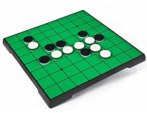 Reversi Game Set with Magnetic Folding Board