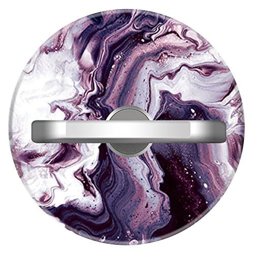 Cell Phone Holder, Finger Ring Stand Grip Customized Pop Mount Holder Anti-Drop for iPhone 7 Plus / 7 / 7S / 6 Plus / 6 /6 S, Samsung Galaxy and All Smartphones and Tablets - Purple Marble