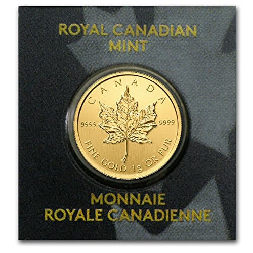 1 gram Gold Canadian Maple Leaf Coin - Maplegram25™