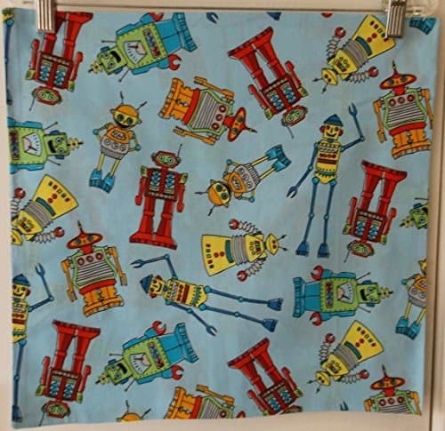 Robots Cotton Pillow #4083