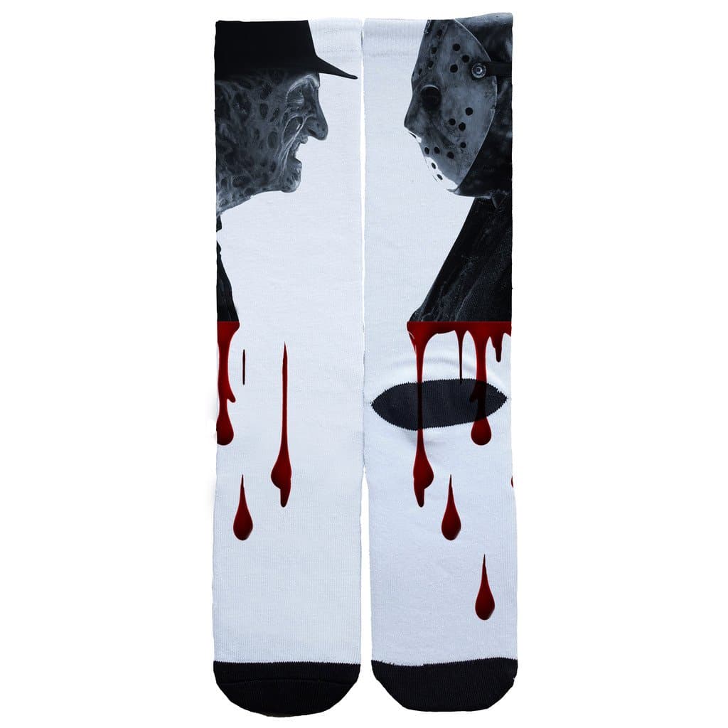 Memo Apparel Freddy vs Jason Custom Socks